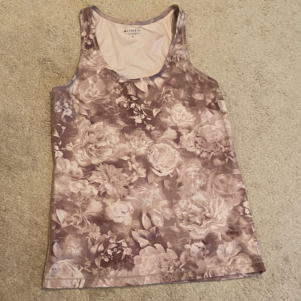 Athleta size md.  Beautiful flower print. EUC